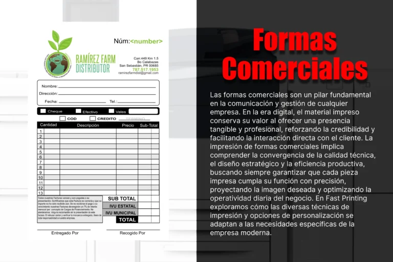 Formas Comerciales
