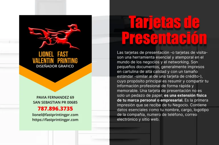 Tajetas de Presentacion